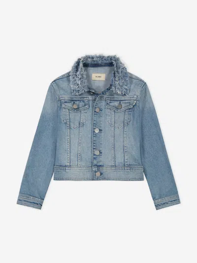 Dl1961 Distressed Manning Denim Jacket In Blue