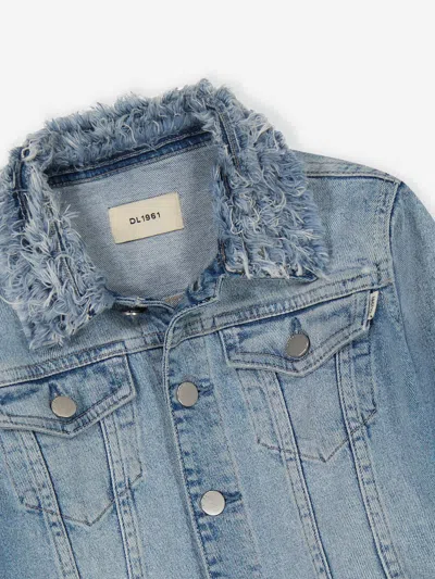 Dl1961 Distressed Manning Denim Jacket In Blue