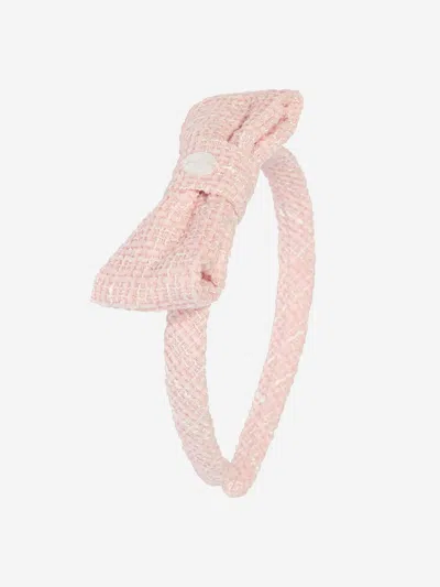 Patachou Girls Special Occasion Bow Headband In Pink