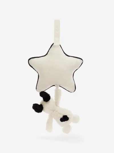 Jellycat Bashful Puppy Musical Pull In White