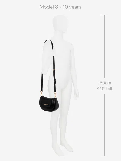 Valentino Girls Type Re Shoulder Bag In Black