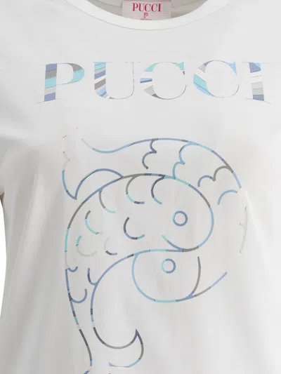 Shop Emilio Pucci T Shirt With Logo