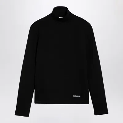 Jil Sander Logo-patch Turtleneck Sweater