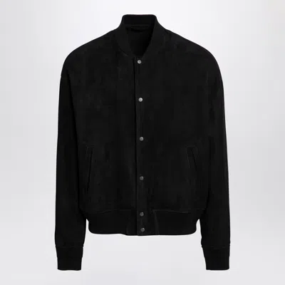 Salvatore Santoro Suede Bomber Jacket
