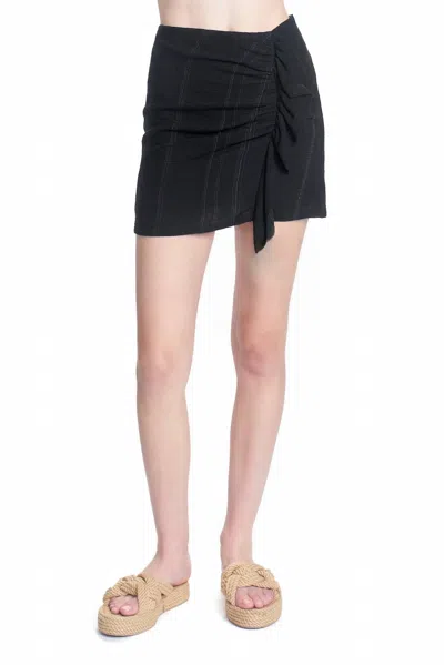 Corey Lynn Calter Minka Skirt In Black In Black