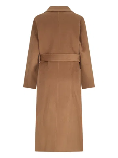 Ivy & Oak Celia Edie Hooded Coat In Brown