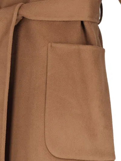 Ivy & Oak Celia Edie Hooded Coat In Brown