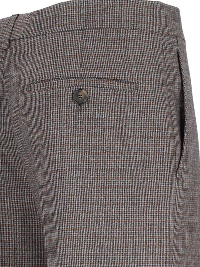 Stella Mccartney Tailored Flared Pants In Wool In Brown