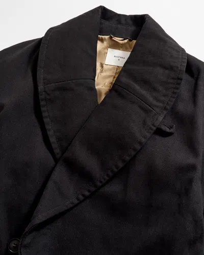 Billy Reid Shawl Collar Chore Jacket In Black