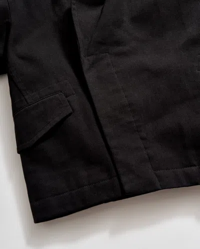 Billy Reid Shawl Collar Chore Jacket In Black