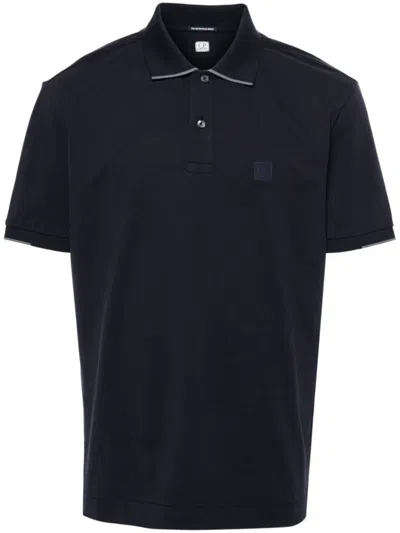 C.p. Company C.p.company The Metropolis Series Stretch Piquet Polo In Blue