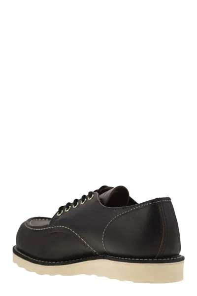 Red Wing Shoes 8090 Shop Moc Toe Oxford Black Prairie Shoes In Black