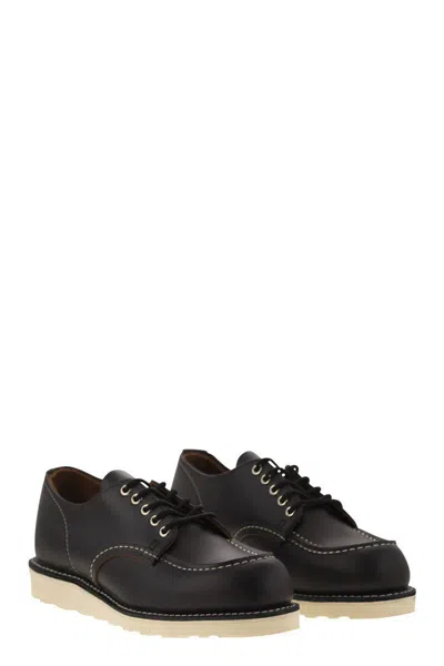Red Wing Shoes 8090 Shop Moc Toe Oxford Black Prairie Shoes In Black