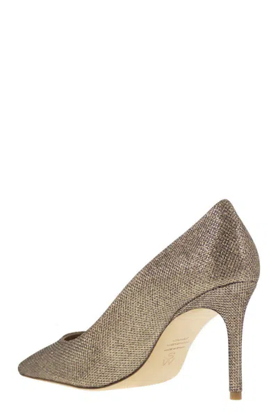 Stuart Weitzman Linsi 75 Pump In Gold