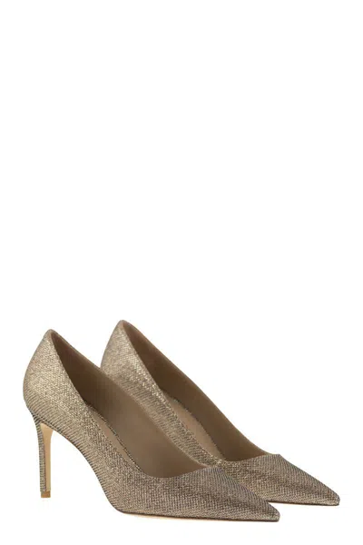 Stuart Weitzman Linsi 75 Pump In Gold