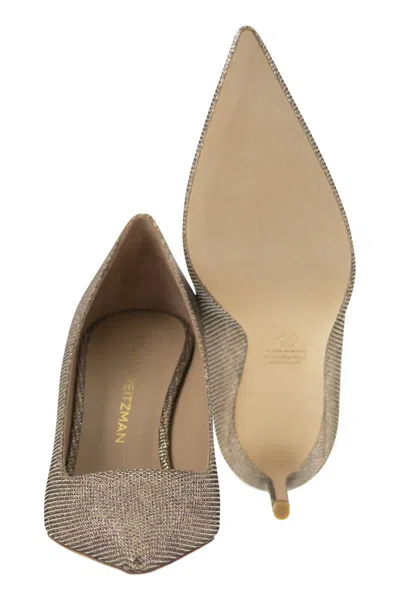 Stuart Weitzman Linsi 75 Pump In Gold