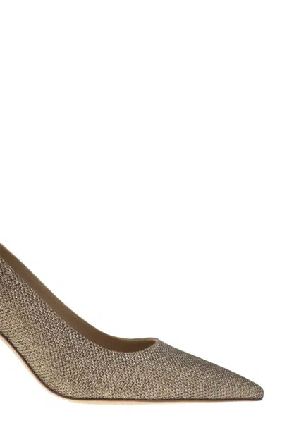 Stuart Weitzman Linsi 75 Pump In Gold