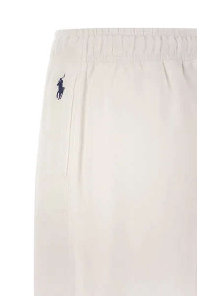 Polo Ralph Lauren Lightweight Plush Sports Pants In White