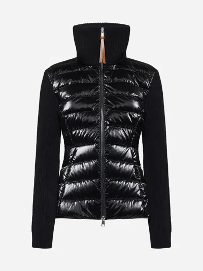 Moncler Logo-patch Jacket In Black