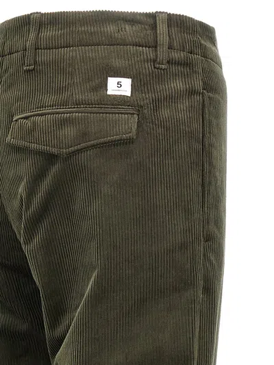Department Five Department 5 'off' Pants In Green