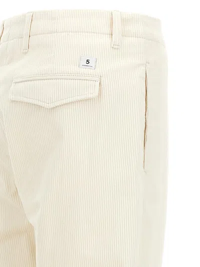 Department Five Department 5 Relaxed Fit Off Pants In White