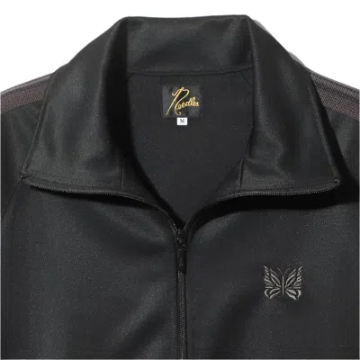 Needles Track Jacket - Poly Smooth In Black