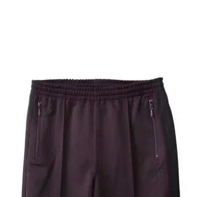 Needles Track Pants - Poly Smooth In Dark Purple