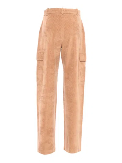 Circolo 1901 Corduroy Carpenter Pants In Brown