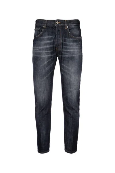 Dondup Brighton Jeans In Stretch Cotton In Blue
