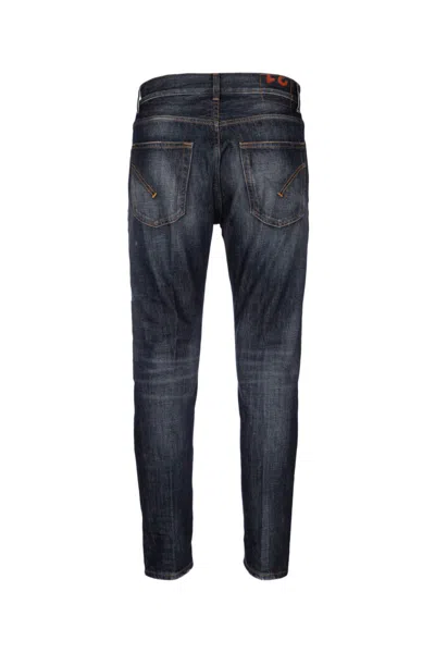 Dondup Brighton Jeans In Stretch Cotton In Blue