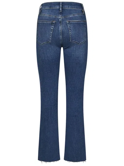 FRAME FRAME LE HIGH STRAIGHT LONG RAW FRAY JEANS 