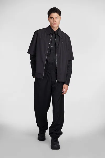 Givenchy Chemise Zippée À Détail 4g In Black