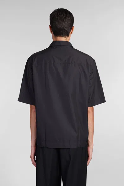 Givenchy Chemise Zippée À Détail 4g In Black