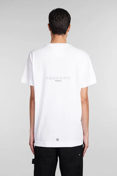 Givenchy Archetype Oversized T-shirt In Cotton In White
