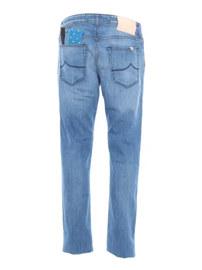 Jacob Cohen Blue Jeans In Multicolor
