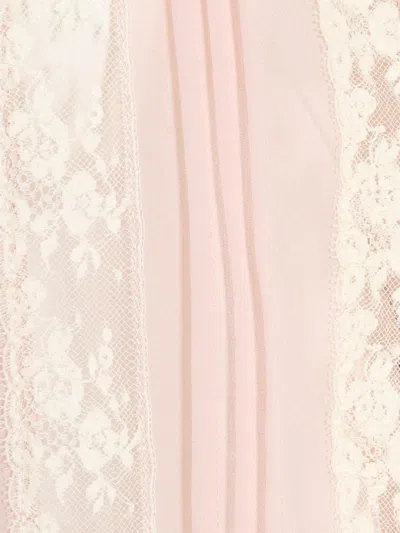 P.a.r.o.s.h Lace-panelling Sleveless Blouse In Pink