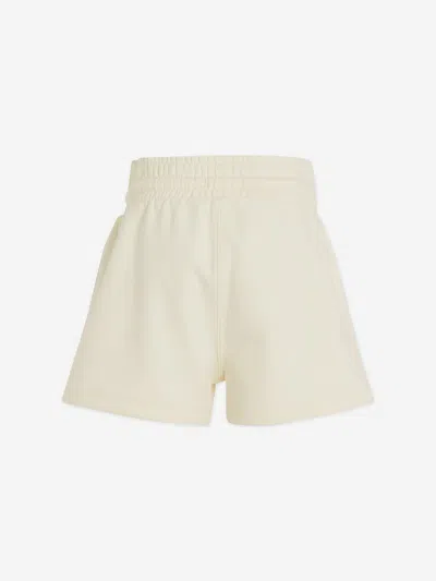 Shop Calvin Klein Jeans Est.1978 Calvin Klein Girls Monogram Embroidered Shorts In Beige