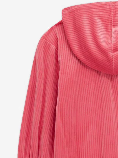 Guess Girls Corduroy Hooded Dress In Pink