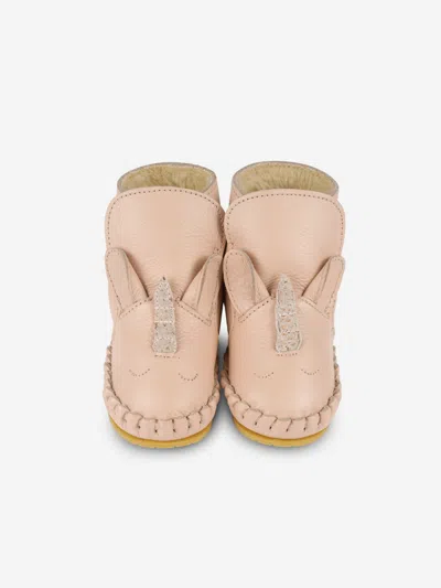 Donsje Baby Girls Kapi Special Unicorn Booties In Pink