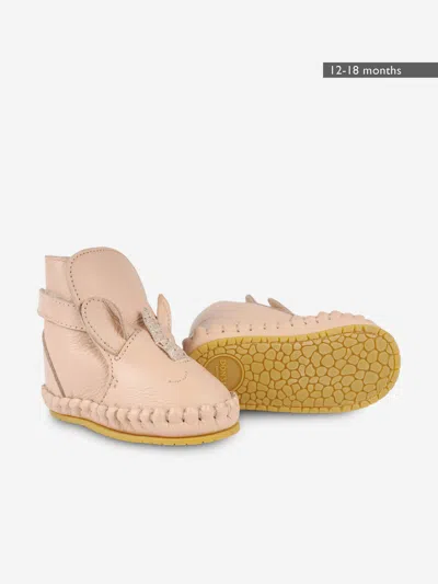 Donsje Baby Girls Kapi Special Unicorn Booties In Pink