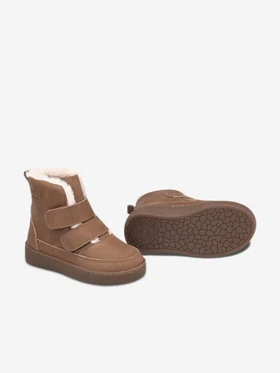 Donsje Boys Clenn Boots In Brown