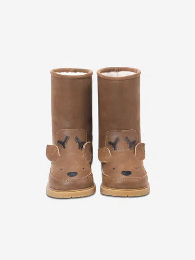 Donsje Boys Wadudu Special Stag Boots In Brown