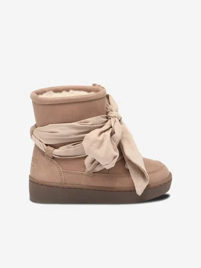 Donsje Girls Ganza Boots In Brown