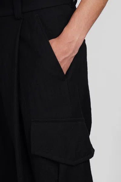 Giorgio Armani Classic Virgin Wool Pants In Black
