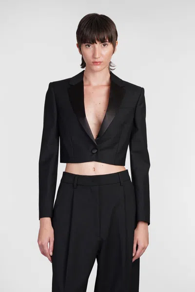 Givenchy Cropped Jacket In Black
