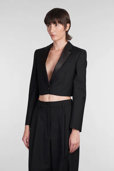 Givenchy Cropped Jacket In Black