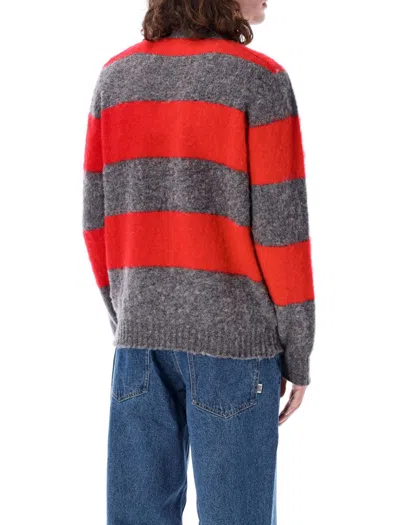 Howlin' Howlin Shaggy Bear Stripes Sweater In Thunder