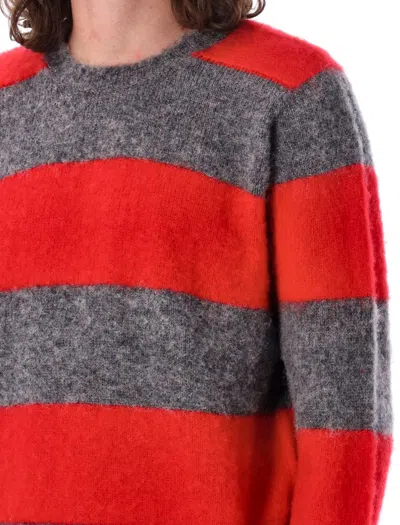 Howlin' Howlin Shaggy Bear Stripes Sweater In Thunder