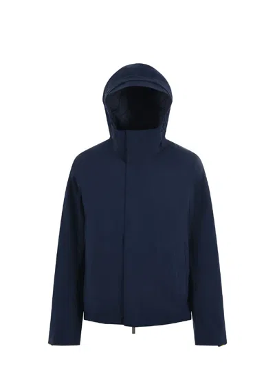 K-way Jacken Bonded Padded Down Jacket In Blue