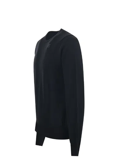 K-way Wool Crewneck Pull In Black